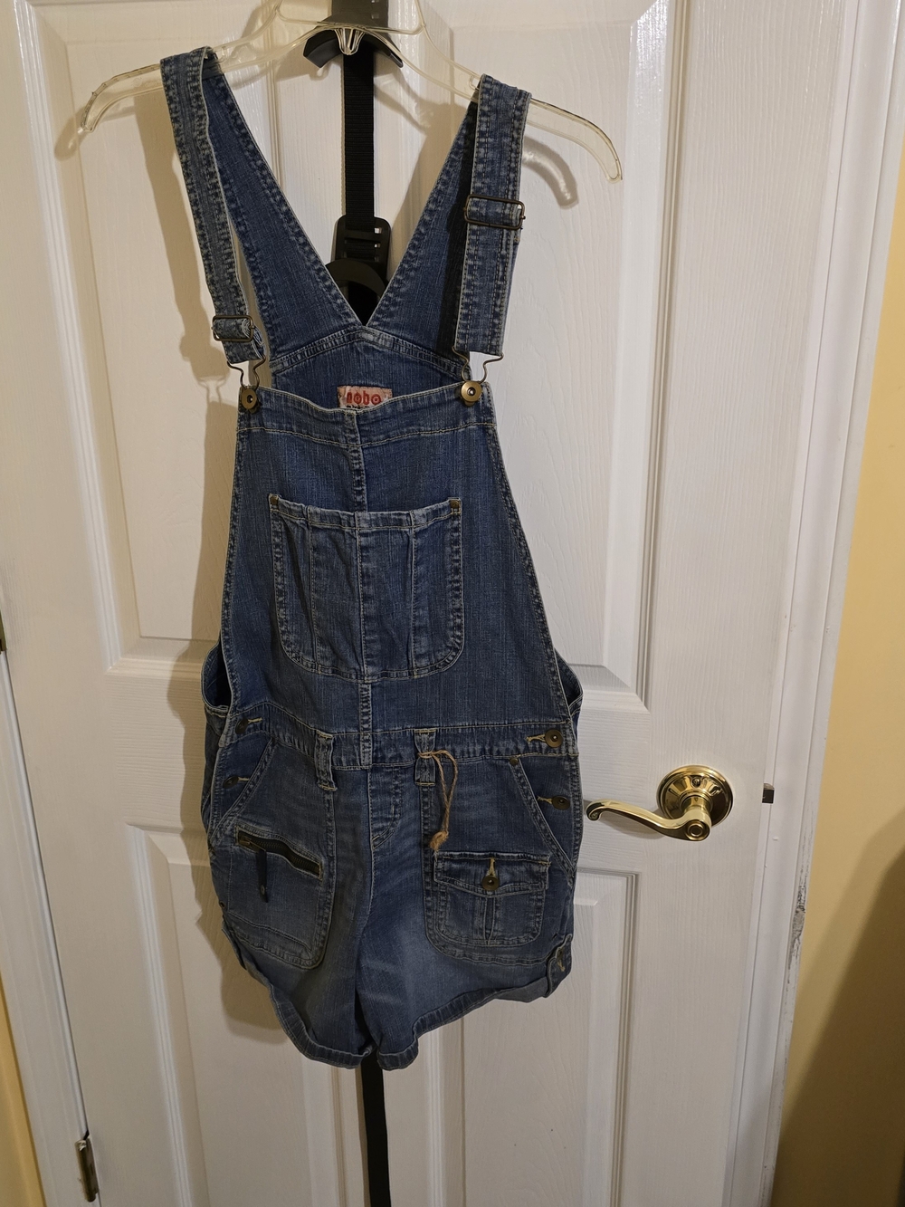 NOBO Blue Denim Short Overalls Romper